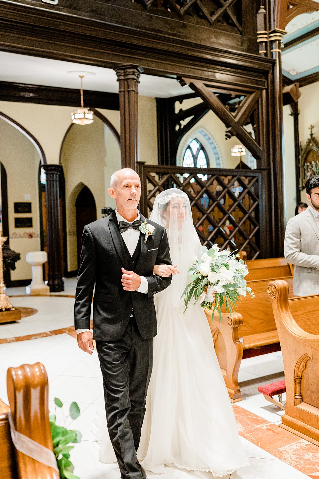 Alena & Christopher wedding — St. Mary's Cathedral Basilica
