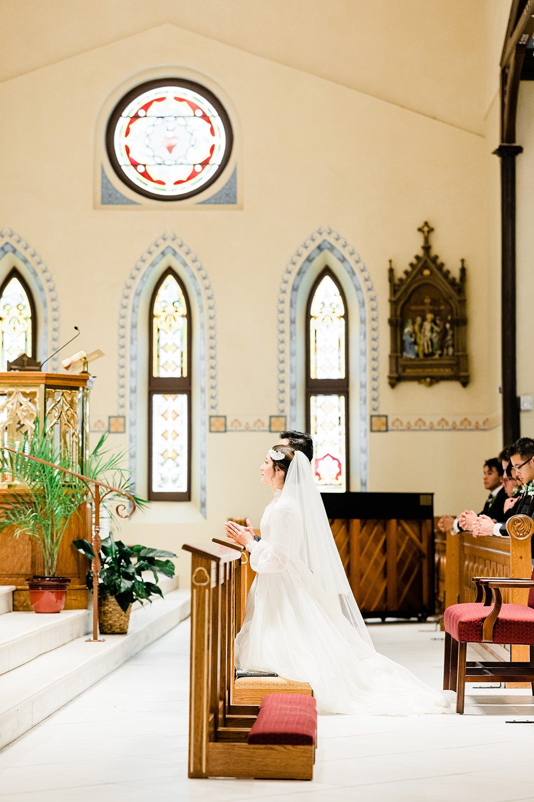 Alena & Christopher wedding — St. Mary's Cathedral Basilica