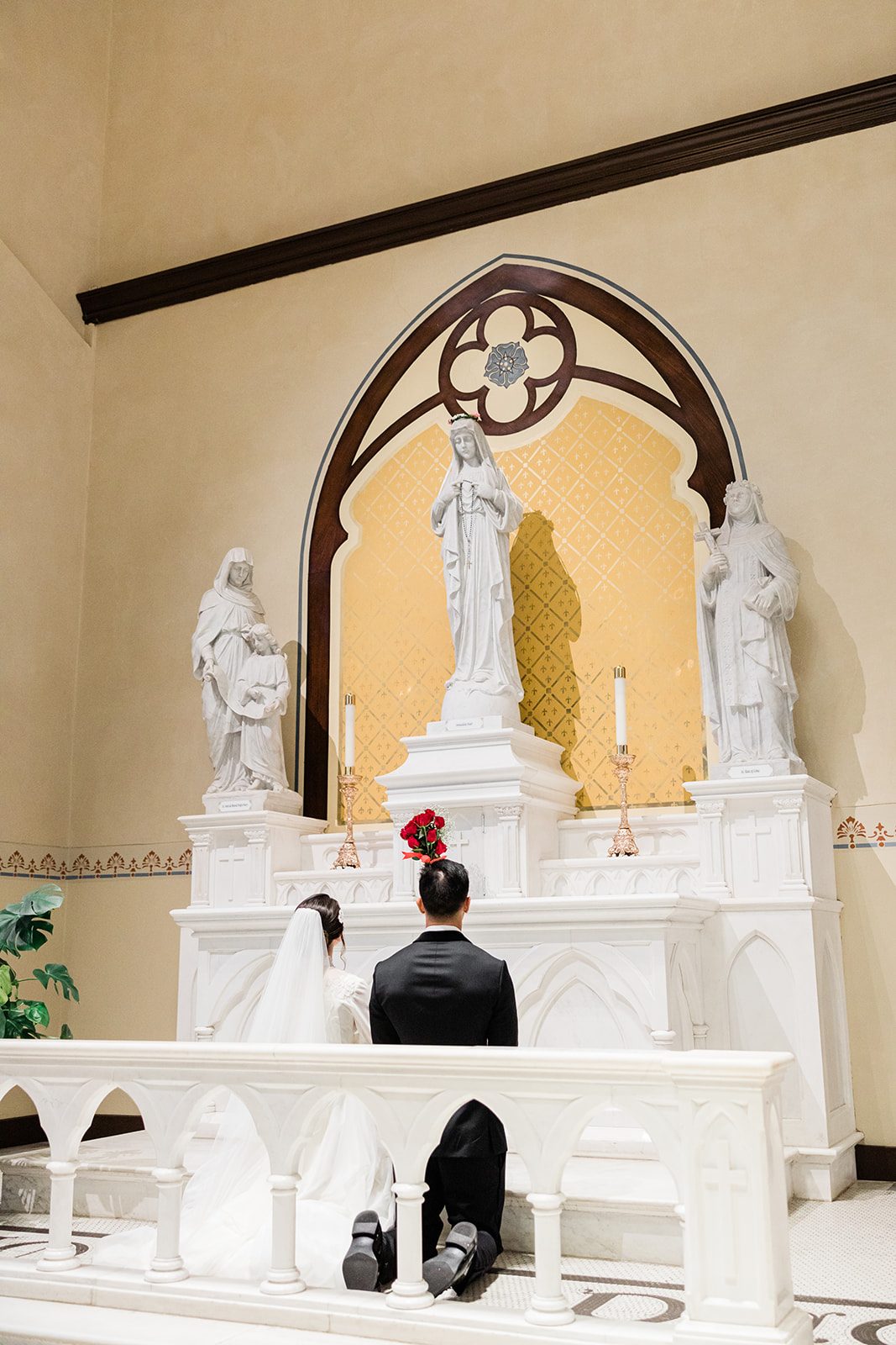 Alena & Christopher wedding — St. Mary's Cathedral Basilica