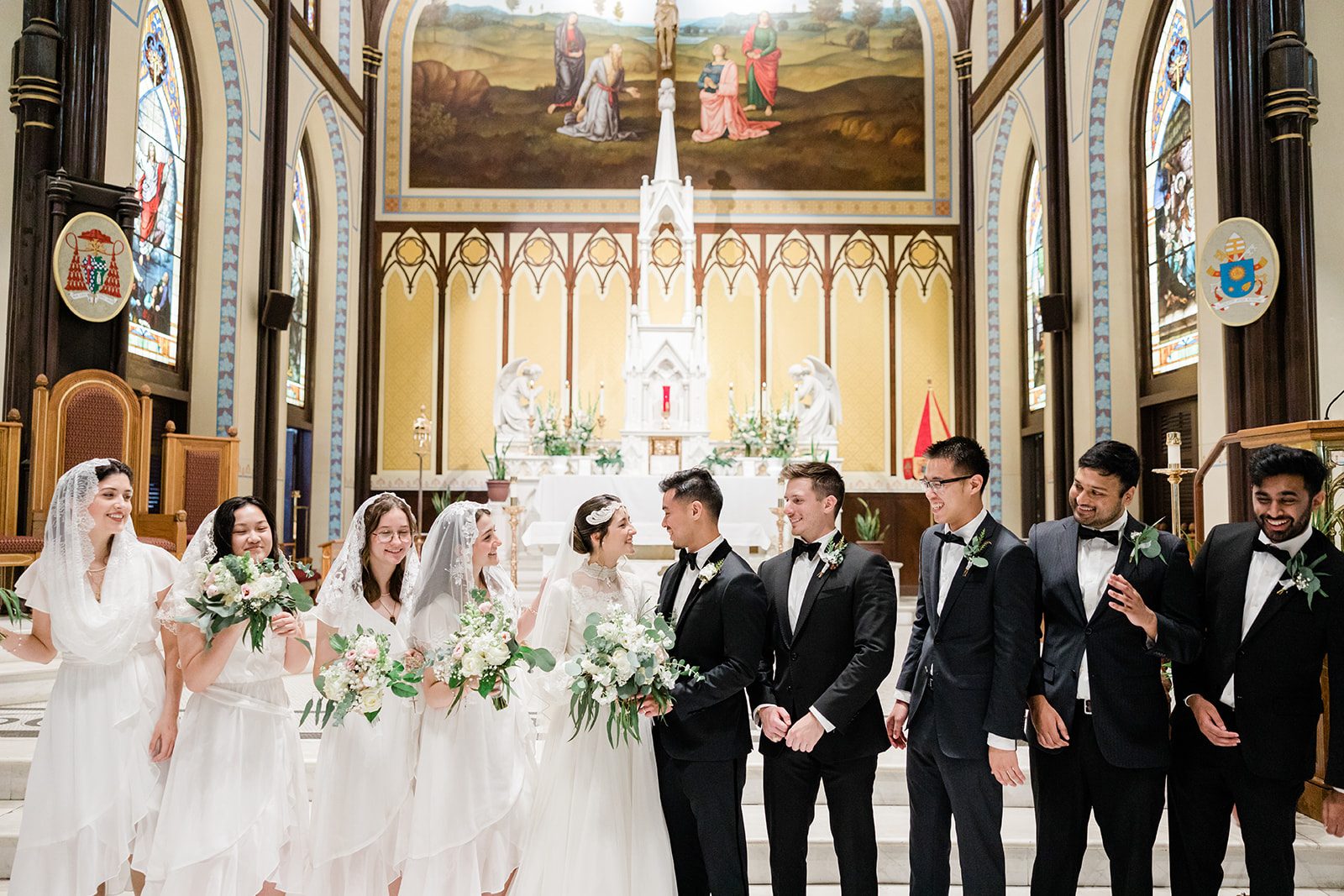 Alena & Christopher wedding — St. Mary's Cathedral Basilica
